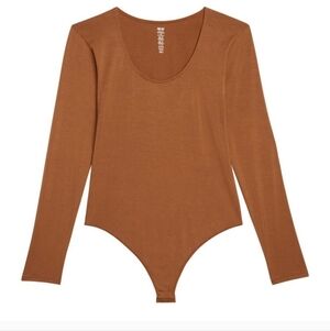 The Kit Undergarments Long Sleeve Thong Bodysuit Size 3